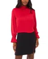 1.state Women's Open Back Long Sleeve Top In Red