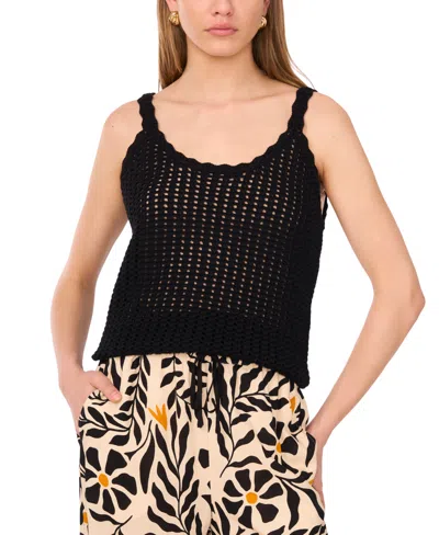 1.state Women's Pointelle Knit Tank Top
