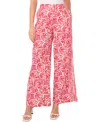 1.state Smocked Waist Wide Leg Pants In Magenta