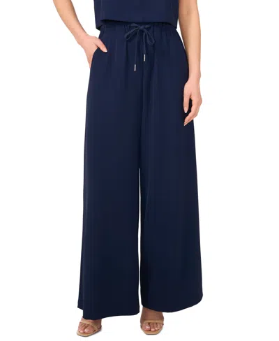1.state Women's Pull-on Waistband Drawcord Pants In Blue