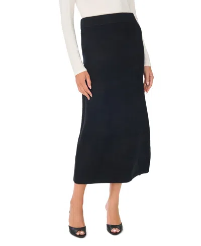 1.state Women's Side Slit Pencil Midi Skirt In Blue