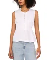 1.state Pintuck Pleat Sleeveless Top In Ultra White