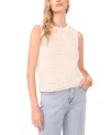 1.state Openwork Crewneck Tank In Neutral
