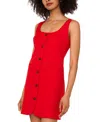 1.state Women's Sleeveless Mini Dress In Red