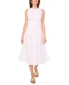 1.state Pin Tuck Midi Dress In Ultra White
