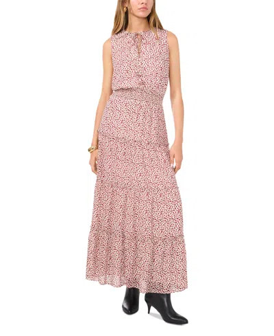 1.state Cascading Ruffle Sleeveless Dress In Afterglow