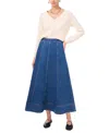 1.state Diagonal Rib V-neck Sweater In Antique White