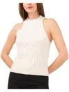 1.state Womens Crochet Vest Turtleneck Sweater In Multi