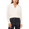 1.state Women's Surplice V-neck Faux-wrap Sweater In Beige