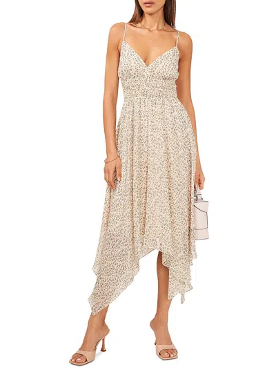 1.state Womens Floral Long Maxi Dress In Multi