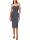 1.state Womens Glitter Ruched Sheath Dress In Multi