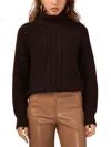 1.state Back Cutout Turtleneck Sweater In Gold