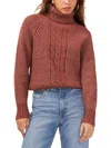 1.state Back Cutout Turtleneck Sweater In Multi