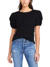 1.state Puff Ruched Sleeve T-shirt In Black