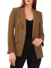 1.state Hidden Placket Classic Blazer In Brown