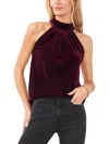 1.state Womens Velvet Halter Top In Multi