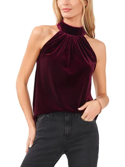 1.state Womens Velvet Halter Top In Multi