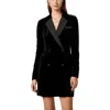 1.state Womens Velvet Short Mini Dress