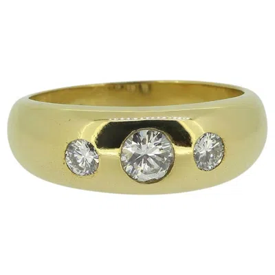 Pre-owned 1stdibs 0.41 Carat Diamond Three-stone Ring In Multi