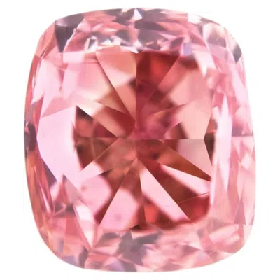 Pre-owned 1stdibs 0.52ct Natural Loose Fancy Intense Pink Color Diamond Gia Certified Cushion Si1