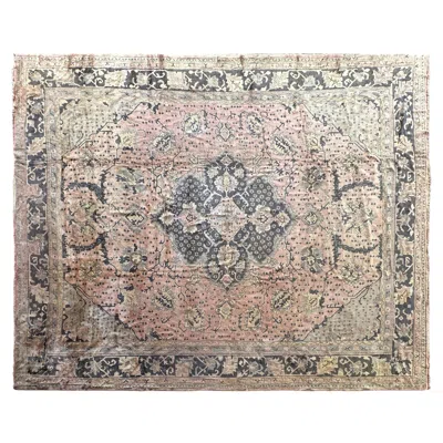 Pre-owned 1stdibs 13x16 Authentic Antique Agra Indian Rug Gray 389cm X 472cm C.1890