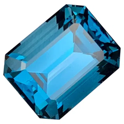 Pre-owned 1stdibs 14.10 Carats Natural Faceted London Blue Topaz Gemstone