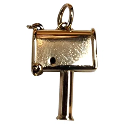 Pre-owned 1stdibs 14k Yellow Gold Articulating Mailbox Charm #25554