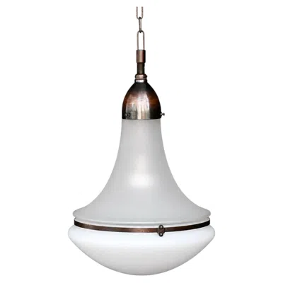 Pre-owned 1stdibs 1920s Luzette Pendant Light By Peter Behren For Siemens & Schukert In Transparent
