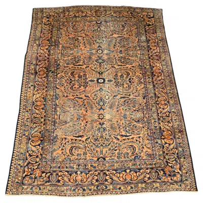 Pre-owned 1stdibs 1920s Persian Lilihan Antique Rug Beautiful Patina 8.9x12.3 In Brown