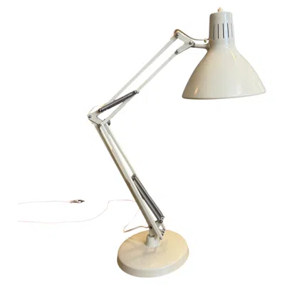 Pre-owned 1stdibs 1970's Luxo Ls1a Architects Desk Lamp W. Base In Sand