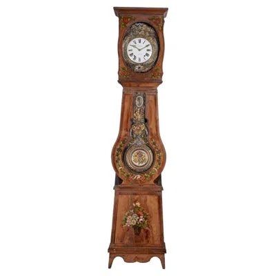 Pre-owned 1stdibs 19th Century French Comtoise Or Grandfather Clock In Brown