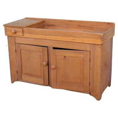 Pre-owned 1stdibs 19thc New England Pine Dry Sink In Brown