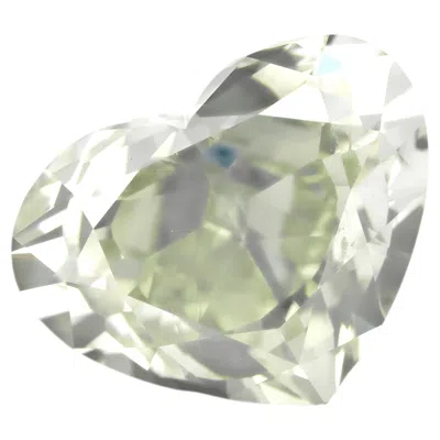 Pre-owned 1stdibs 2.00ct Heart Mod Brilliant Fancy Brownish Greenish Yellow Diamond