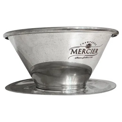 Pre-owned 1stdibs 20th Century French Vintage Art Deco Silver Plated Champagne Bucket By Mercier