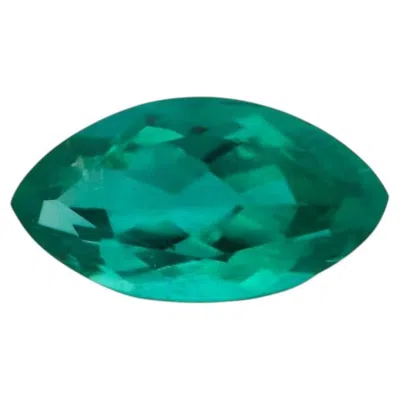 Pre-owned 1stdibs 2.12ct Natural Earth Zambian Emerald Gemstone Top Green Color Marquise Eye Clean