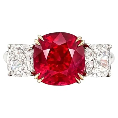 Pre-owned 1stdibs 2ct Ssef Certificate Burma Ruby Pigeon Unheated Gemstone In Multi