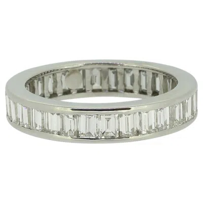 Pre-owned 1stdibs 3.00 Carat Baguette Cut Diamond Full-eternity Ring In Multi