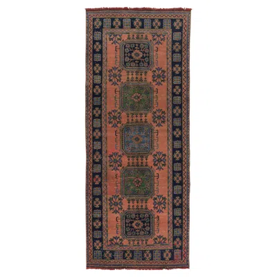 Pre-owned 1stdibs 4.7x11 Ft Vintage Turkish Runner Rug, One Of A Kind Handmade Hallway Carpet In Brown
