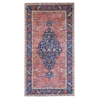 Pre-owned 1stdibs 6'1"x11'7" Red Aryana Grade Sarouk Fereghan Design Hand Knotted Wool Runner Rug