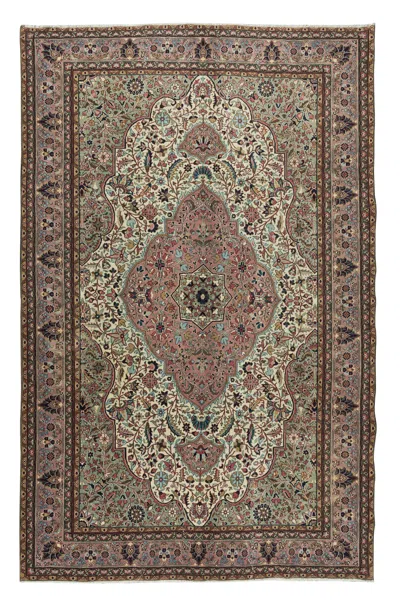 Pre-owned 1stdibs 6.4x10.2 Ft One Of A Pair - Vintage Turkish Kayseri Wool Rug. In Brown