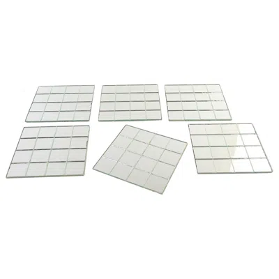 Pre-owned 1stdibs 70s Modern Mirror Disco Ball Coasters, Circa 1970s In Gray