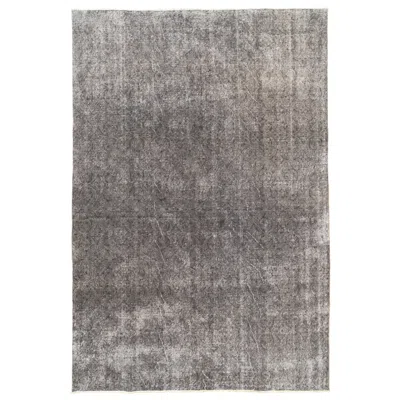 Pre-owned 1stdibs 7x10 Ft Turkish Handmade Rug In Gray For Modern Homes, Distressed Vintage Carpet