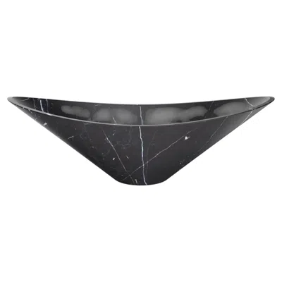 Pre-owned 1stdibs Aeolus - Wine Cooler In Sculpted Marquina Black Marble- Designed By Mcgannonsaad