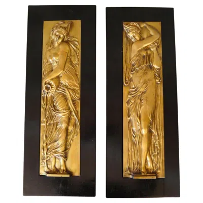 Pre-owned 1stdibs Amazing "les Nymphes De La Fontaine" Early 20th Century Art Deco Bronze In Gold