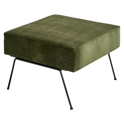 Pre-owned 1stdibs American Designer, Stool, Iron, Velvet, Usa, 1950s In Black