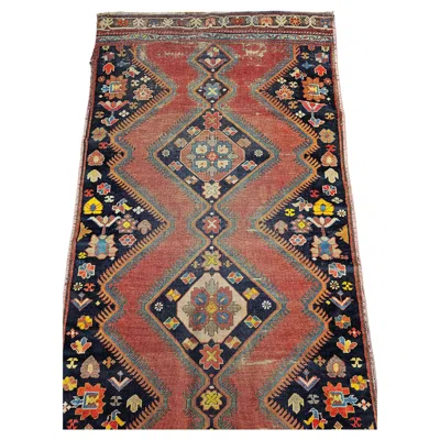 Pre-owned 1stdibs Antique Caucasian Karabagh Runner, Hand-knotted Wool, 1895, 4' X 17' In Brown