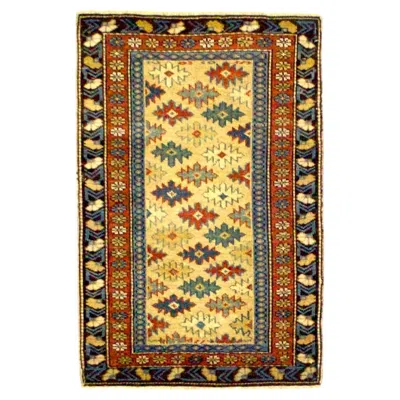 Pre-owned 1stdibs Antique Caucasian Shirvan Rug 1'11" X 2'10” In Brown