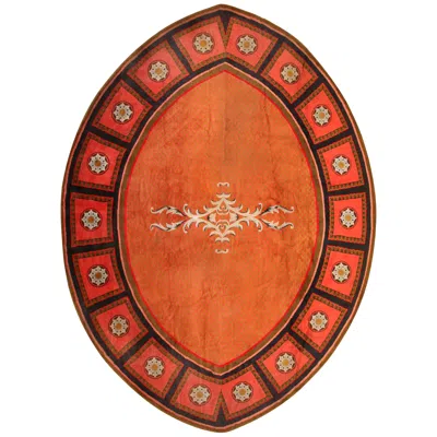Pre-owned 1stdibs Antique English Axminster Rug. 14 Ft 10 In X 20 Ft 3 In In Brown