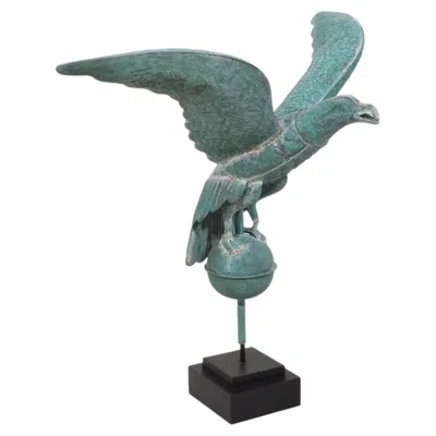 Pre-owned 1stdibs Antique French 19th Century Copper Eagle Weathervane, Circa 1880 In Gray