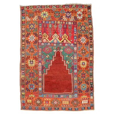 Pre-owned 1stdibs Antique Konya Rug Late 18th Century Anatolian Konya Ladik Rug In Brown